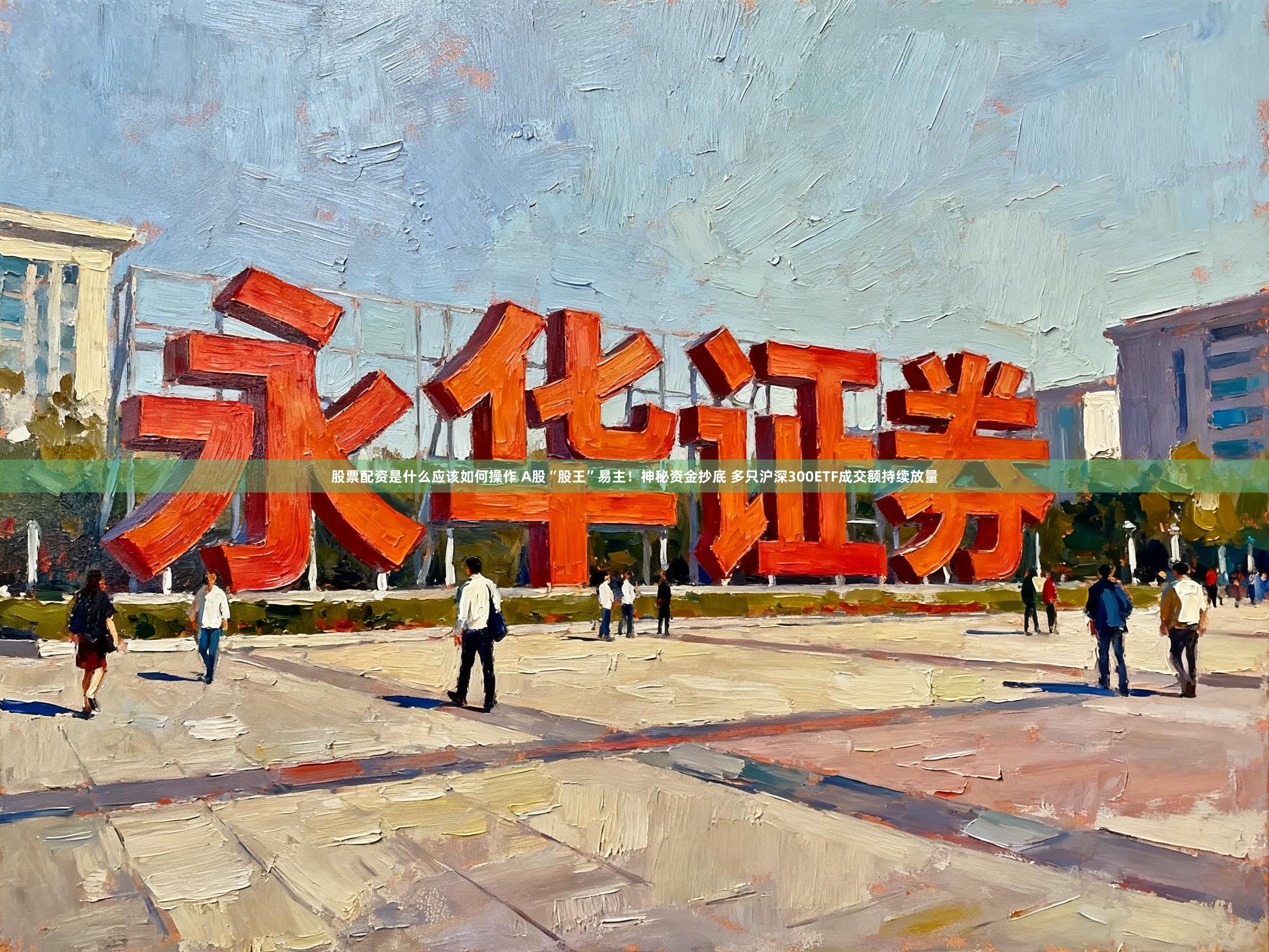 股票配资是什么应该如何操作 A股“股王”易主！神秘资金抄底 多只沪深300ETF成交额持续放量