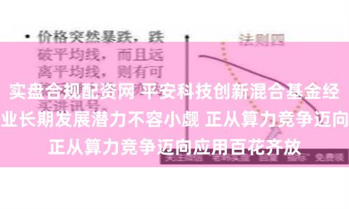 实盘合规配资网 平安科技创新混合基金经理翟森：AI产业长期发展潜力不容小觑 正从算力竞争迈向应用百花齐放